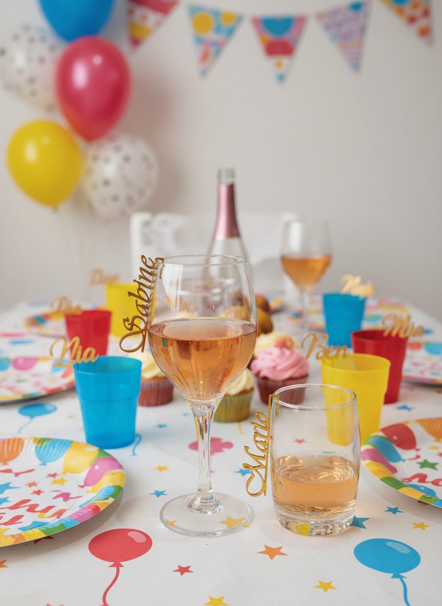 R.J. Getränkeanhänger Glaszauber