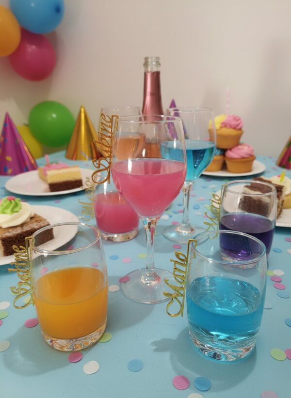 R.J. Getränkeanhänger Glaszauber