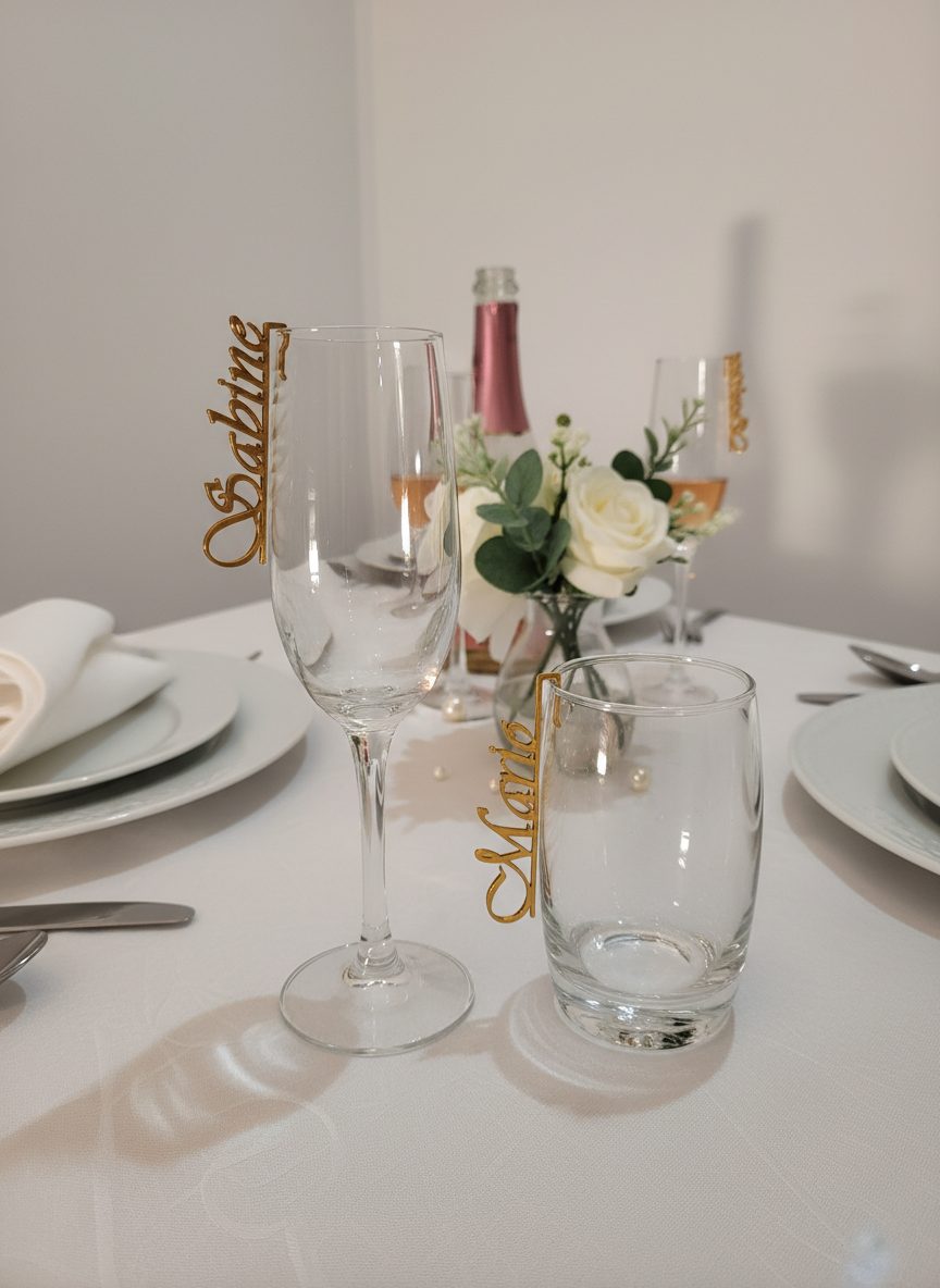 R.J. Getränkeanhänger Glaszauber