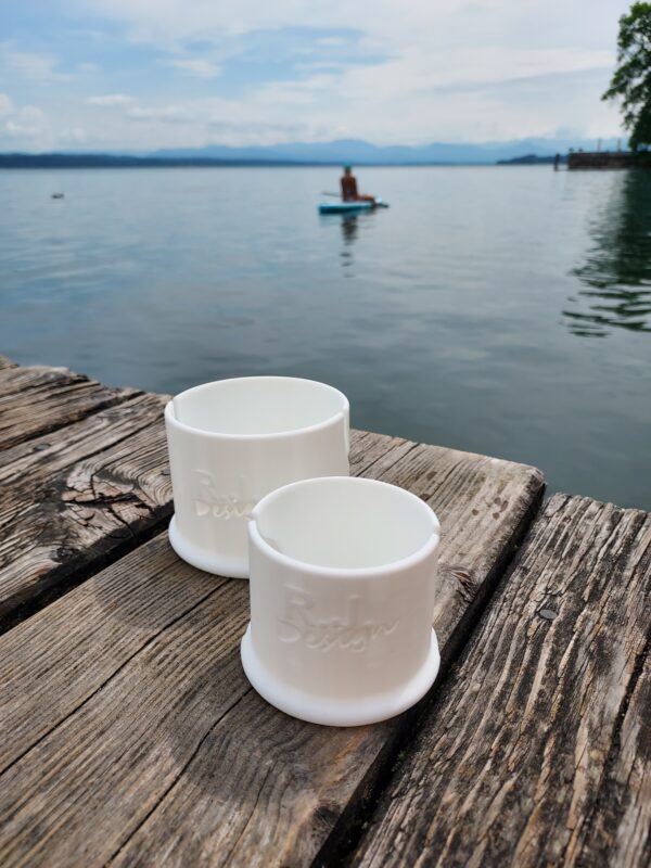 Sup Stand up paddle board Getränkehalter Set weiß