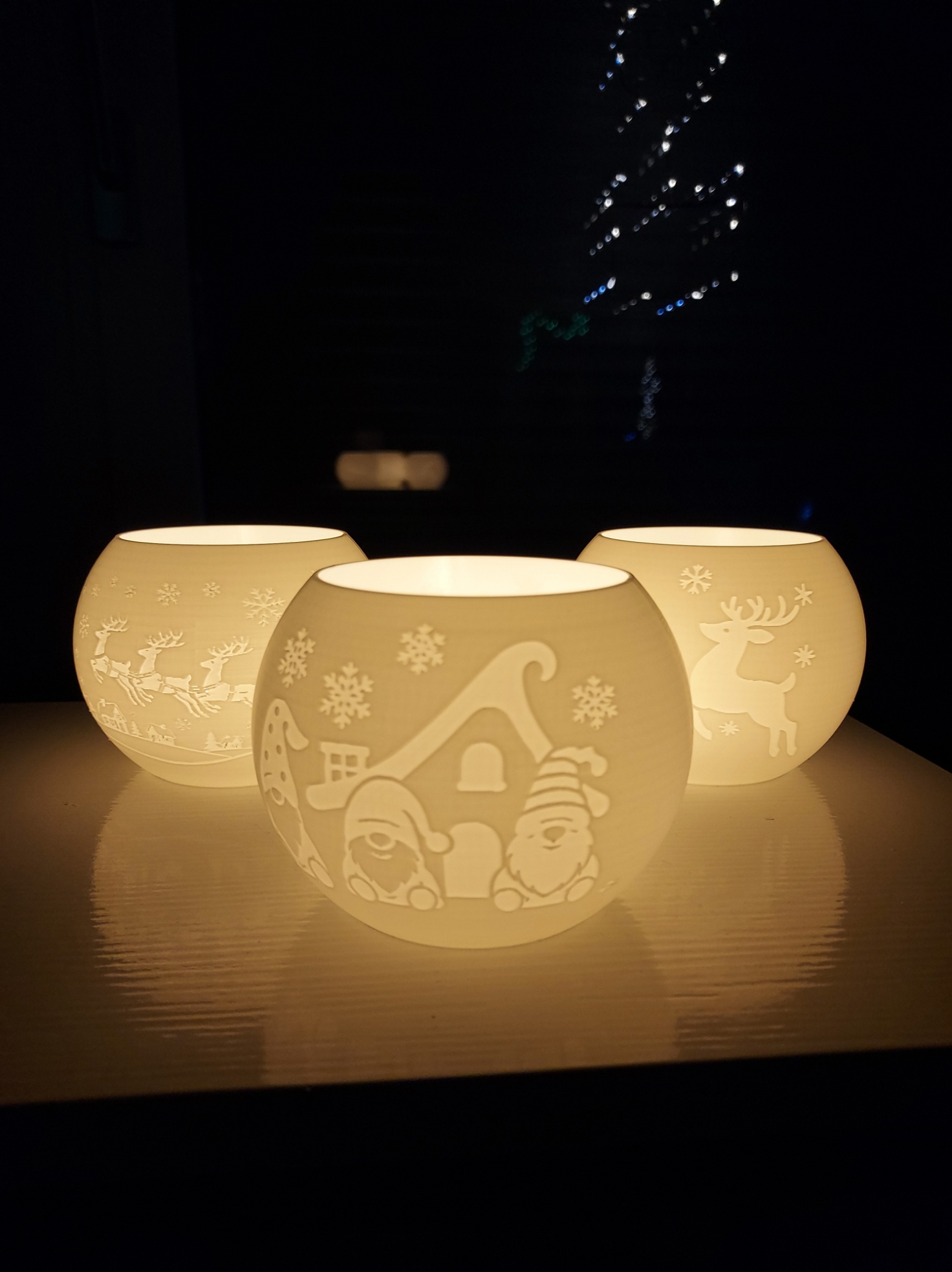 R.J. Teelichtlampe - Entspannungslampe Windlicht – Bild 2