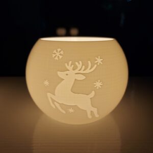 R.J. Teelichtlampe - Entspannungslampe Windlicht – Bild 7