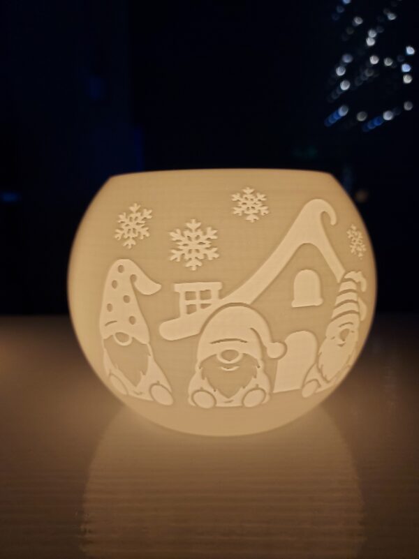 R.J. Teelichtlampe - Entspannungslampe Windlicht – Bild 9