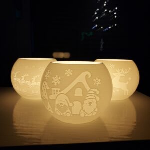 Teelichtlampe 3er Set