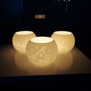 Teelichtlampe 3er Set