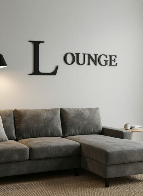 Personalisierte 3D-gedruckte Buchstaben – individuelle Dekoration