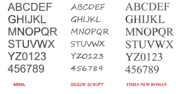 Personalisierte 3D-gedruckte Buchstaben – individuelle Dekoration