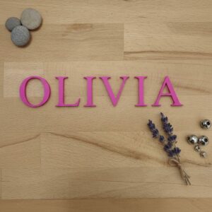 Personalisierte 3D-gedruckte Buchstaben – individuelle Dekoration – Bild 5