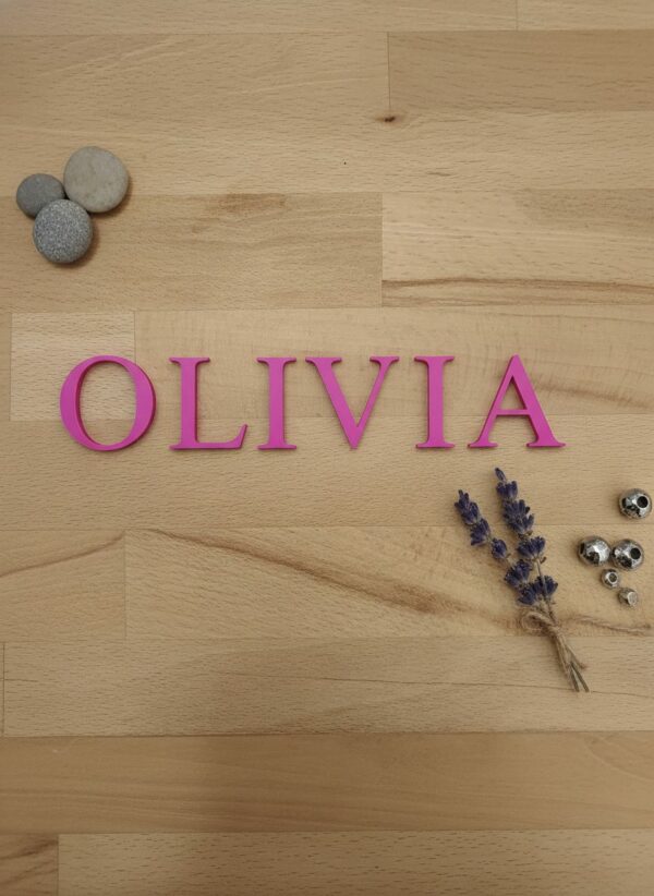 Personalisierte 3D-gedruckte Buchstaben – individuelle Dekoration