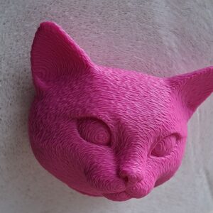 R.J.-Toilettenpapierhalter-Katze-Magenta-Pink