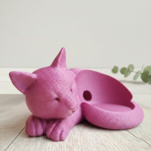 Alexa-Echo-Dot-Katze-mit-Fell-