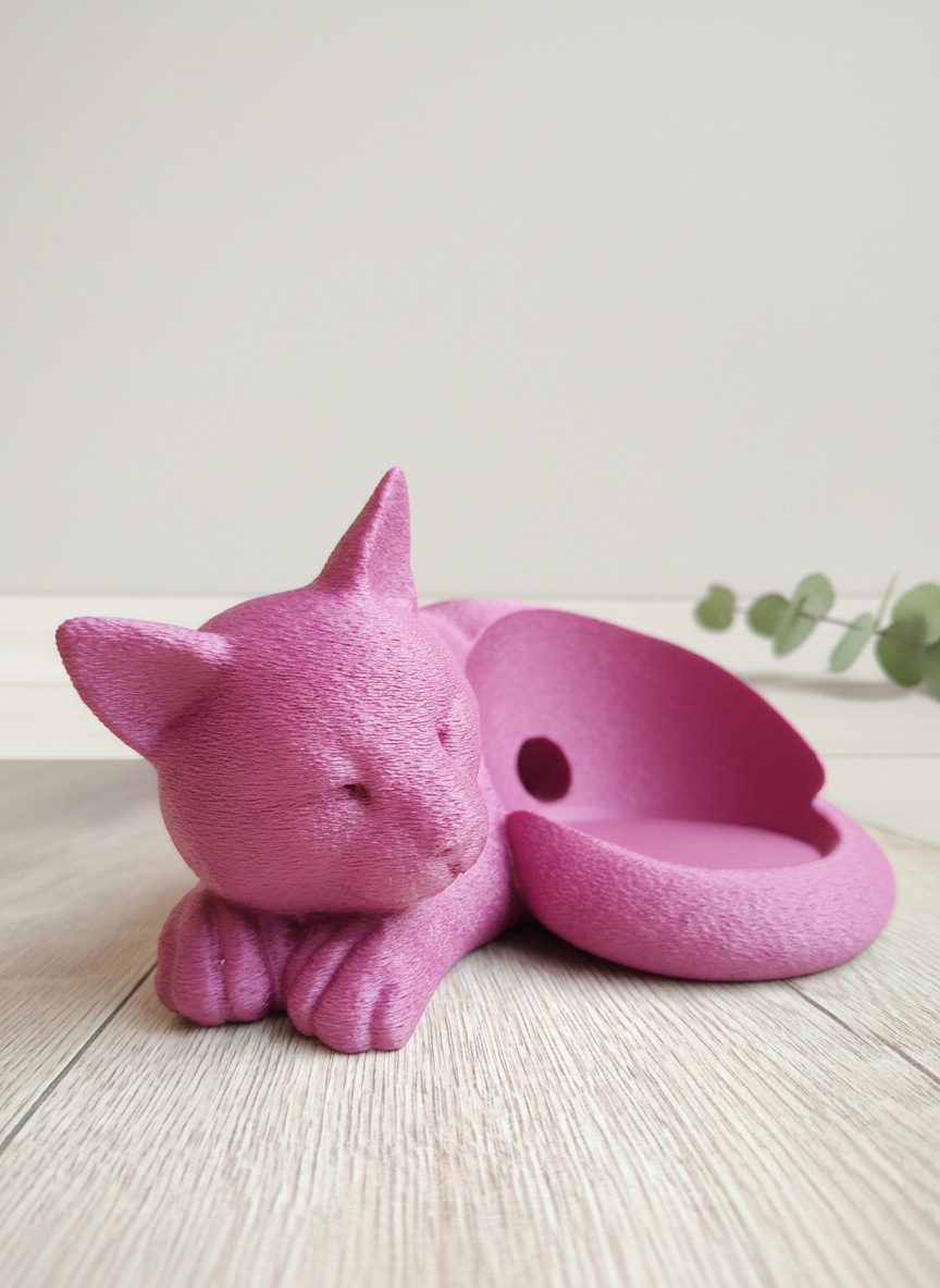 Alexa-Echo-Dot-Katze-mit-Fell-