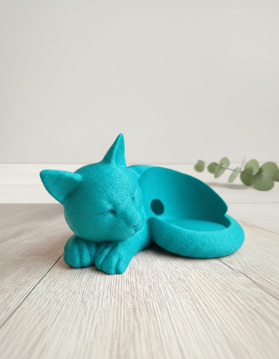 Alexa-Echo-Dot-Katze-mit-Fell-