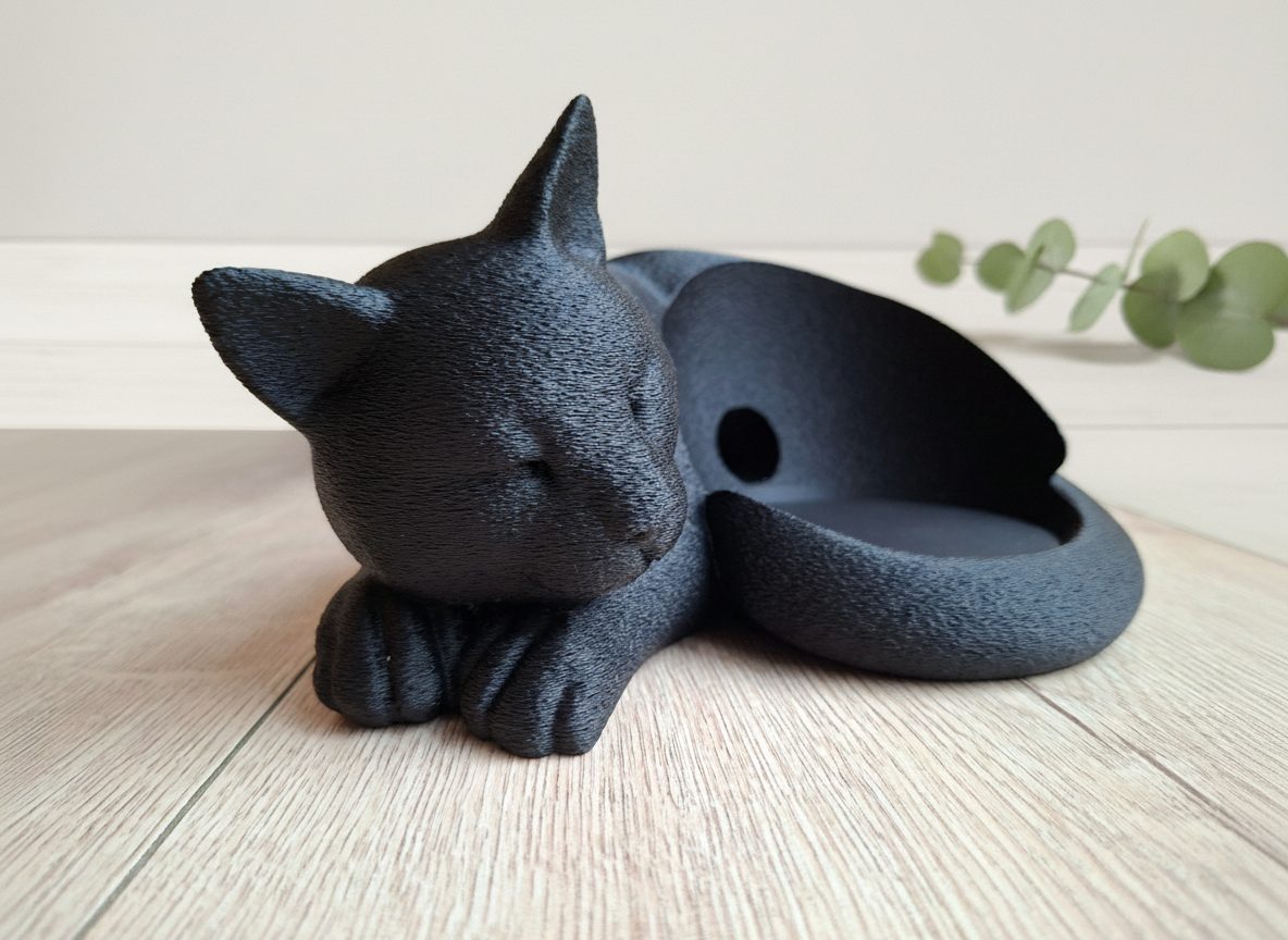 Alexa-Echo-Dot-Katze-mit-Fell-