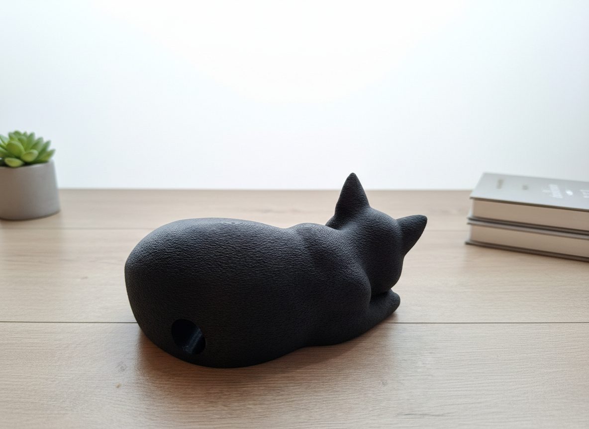 Alexa-Echo-Dot-Katze-mit-Fell-