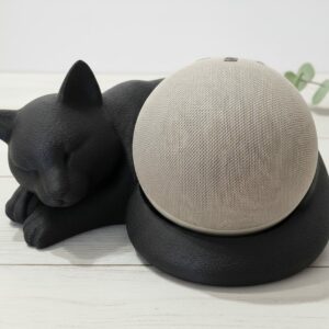 Alexa-Echo-Dot-Katze-mit-Fell-