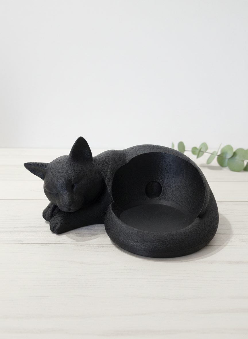 Alexa-Echo-Dot-Katze-mit-Fell-