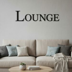 Buchstaben Lounge