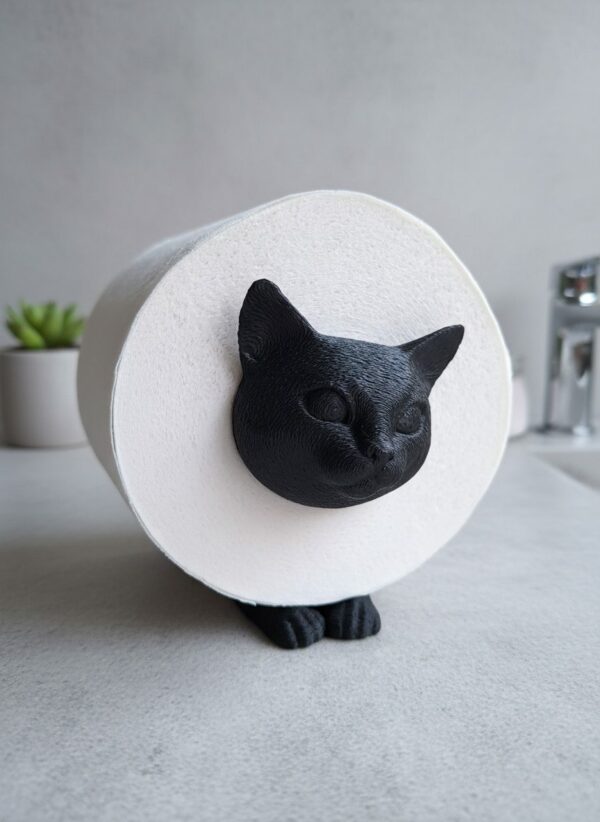 R.J.-Toilettenpapierhalter-Katze-schwarz-Gimik-Schaf