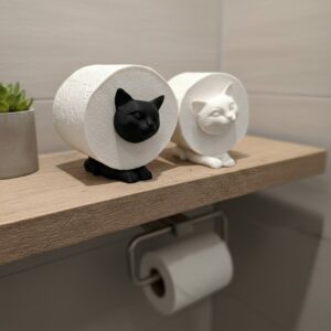 R.J.-Toilettenpapierhalter-Katze-weiß-Gimik-Schaf