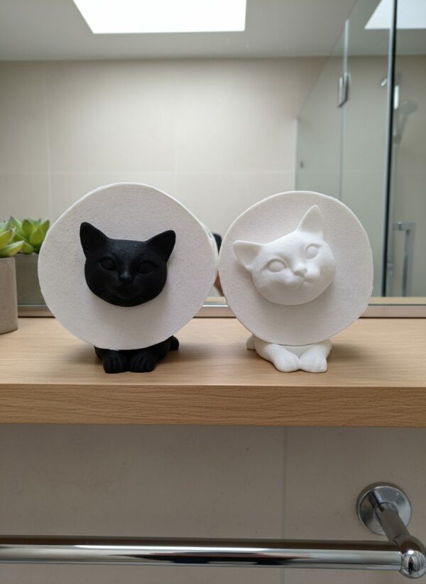 R.J.-Toilettenpapierhalter-Katze-weiß-Gimik-Schaf