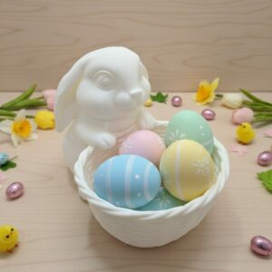 R.J.-3D-Osterhase-Osternest-Osterschale