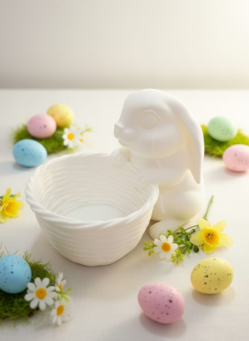 R.J.-3D-Osterhase-Osternest-Osterschale