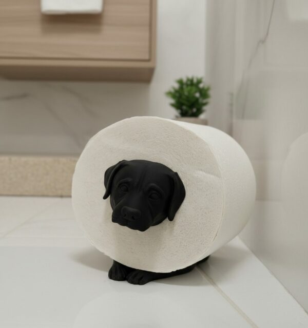 R.J.-Toilettenpapierhalter-Hund