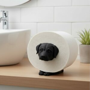 R.J.-Toilettenpapierhalter-Hund
