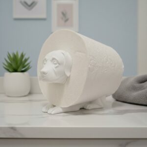 R.J.-Toilettenpapierhalter-Hund