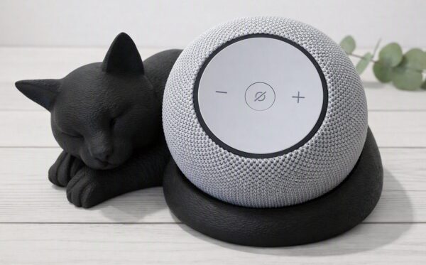 Katze Alexa schwarz Echo Dot Max